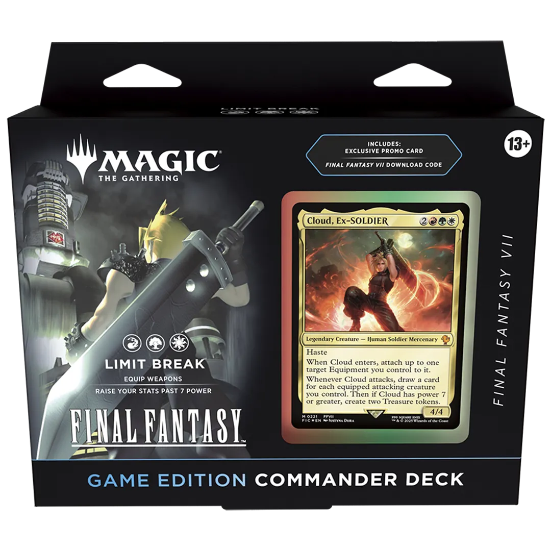 Magic: The Gathering Final Fantasy Commander Deck [Final Fantasy VII Limit Break Game Edition]