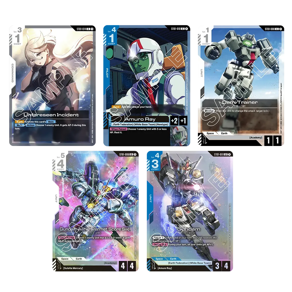 GUNDAM CARD GAME: STARTER DECK Heroic Beginnings [ST01]