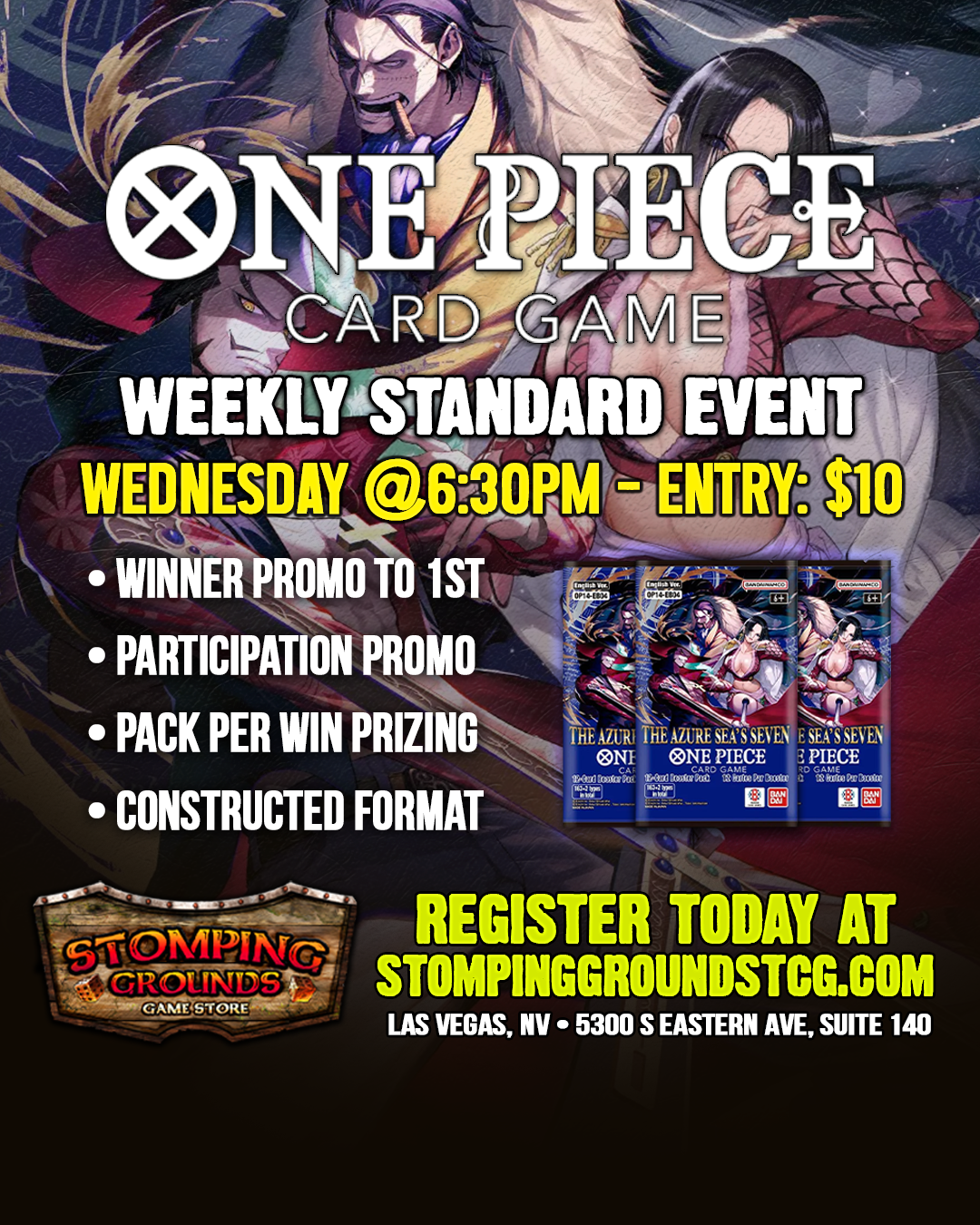 One Piece TCG: Weekly Event Entry