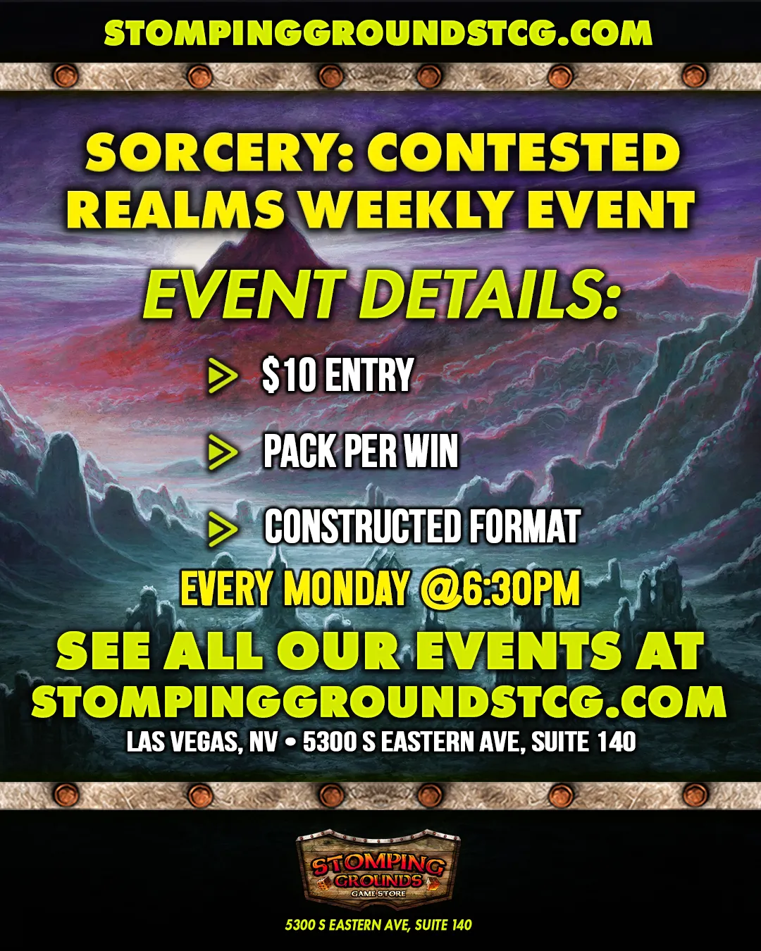 Sorcery: Contested Realms - Weekly Event