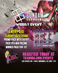 GUNDAM CARD GAME: Weekly Event (Hosted @TK's Boba & Creamery)