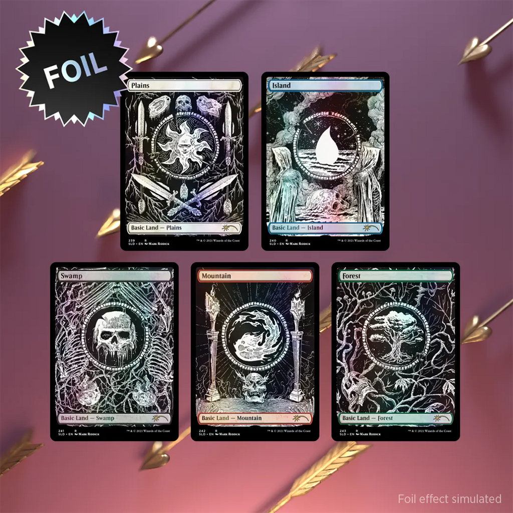 Secret Lair Drop - The Unfathomable Crushing Brutality of Basic Lands [Foil Edition]